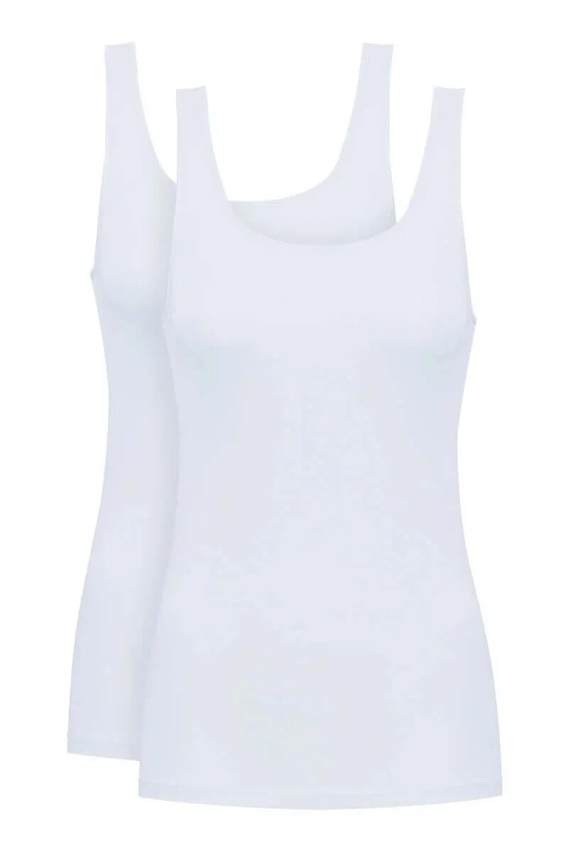 Mey Hemdjes Pure Sense Dames 2-PACK 55415 1 weiss