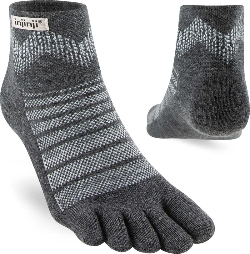 Injinji Teensokken Outdoor Midweight Mini Crew Wool Unisex IS223630 85 Silver