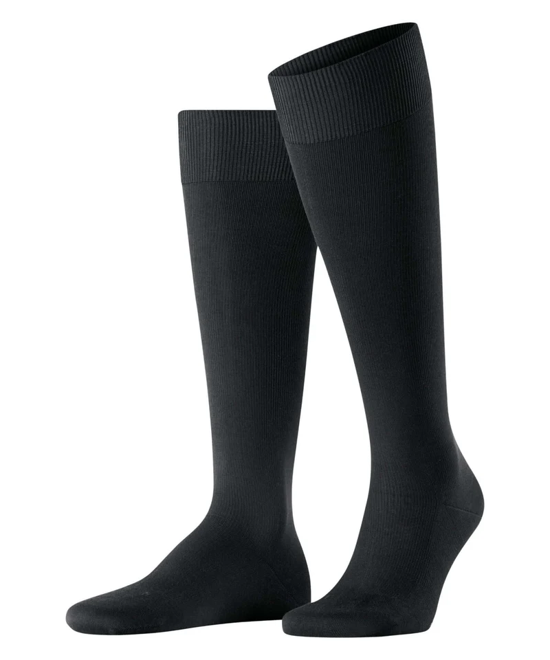 FALKE Energizing Cotton Heren Steunkniekous 15660 3000 black
