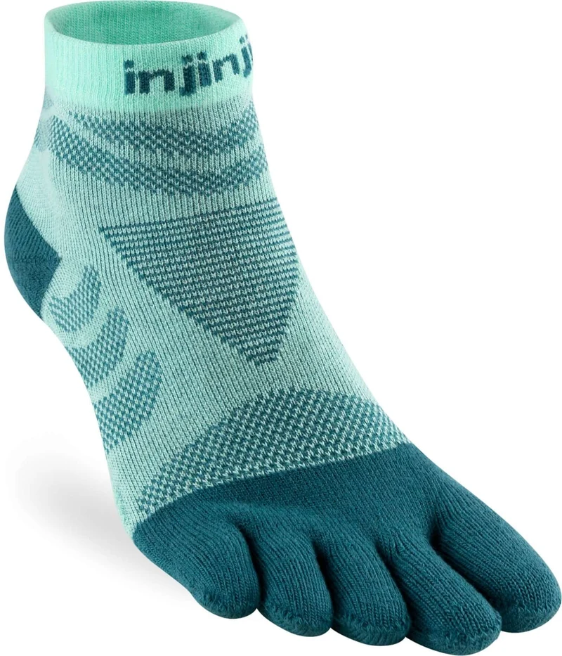 Injinji Teensokken Ultra Run Mini Crew Coolmax Dames IS401131 50 Green