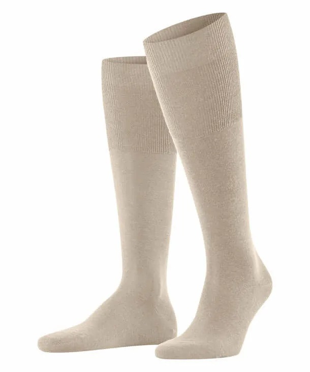 FALKE Airport Heren Kniekous 15435 4043 beige mel.