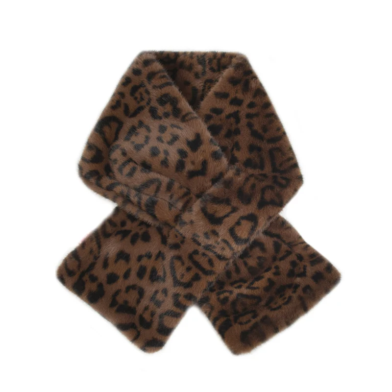 Women's Faux Fur Pull-Through Scarf