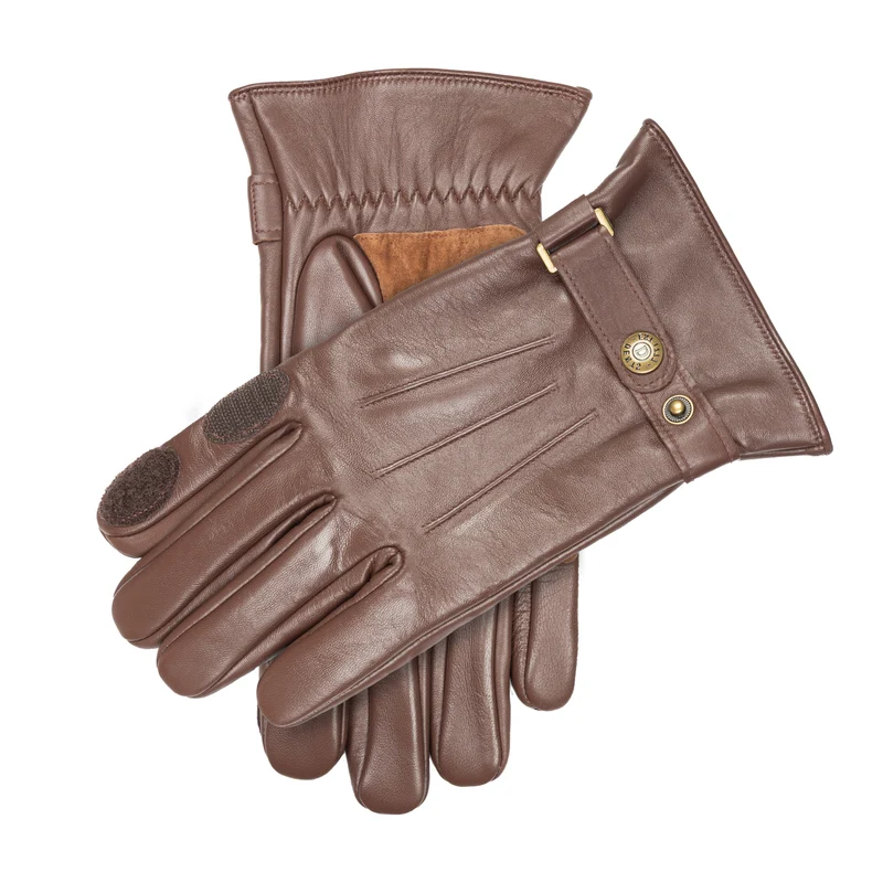 Men's Water-Resistant Nomex-Lined Leather Shooting Gloves with Suede Palm