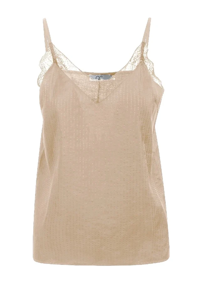 CC Heart Luna top met kant Nude
