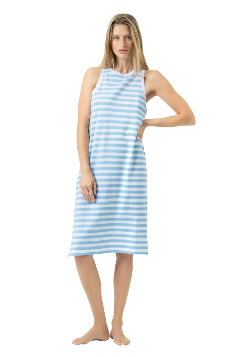 Mey Nachthemd Straight Waves Dames 1230153 1776 bahama blue