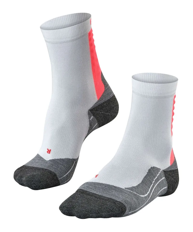 FALKE Achilles Compressiesok Dames 16763 2028 white-neon red
