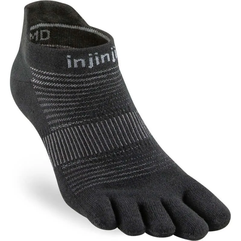 Injinji Teensokken Run Leightweight No-Show Coolmax Unisex IS281110 black