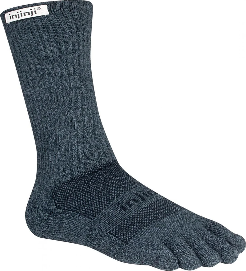 Injinji Teensokken Trail Midweight Crew Coolmax Unisex IS213170 granite