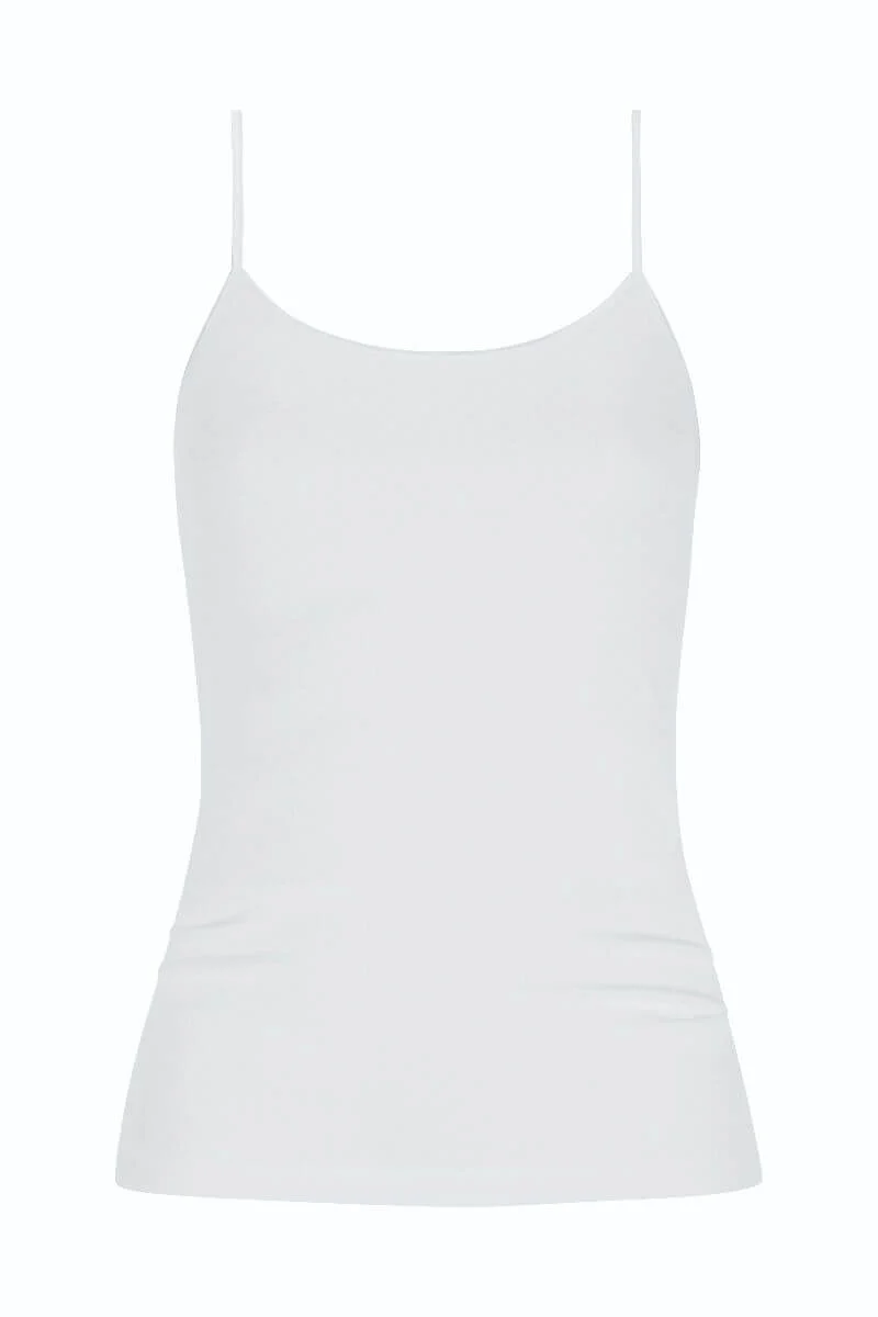 Mey Dames Spaghetti Hemdje Emotion 55201 1 weiss