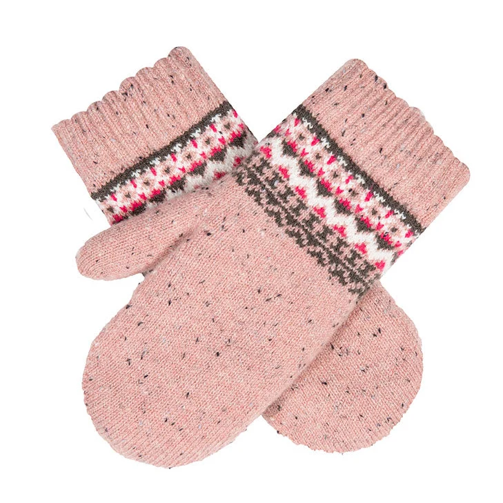 Women’s Jacquard Fair Isle Knitted Mittens