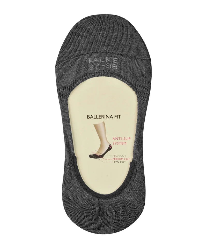 FALKE Step Kousenvoetje Medium Hoog Dames 46492 3000 black