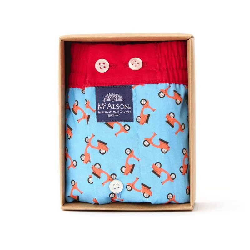 McAlson Boxershort met binnenbroek Scooter orange M5160