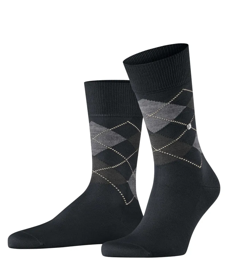 Burlington Manchester Sokken Heren 21088 3000 black