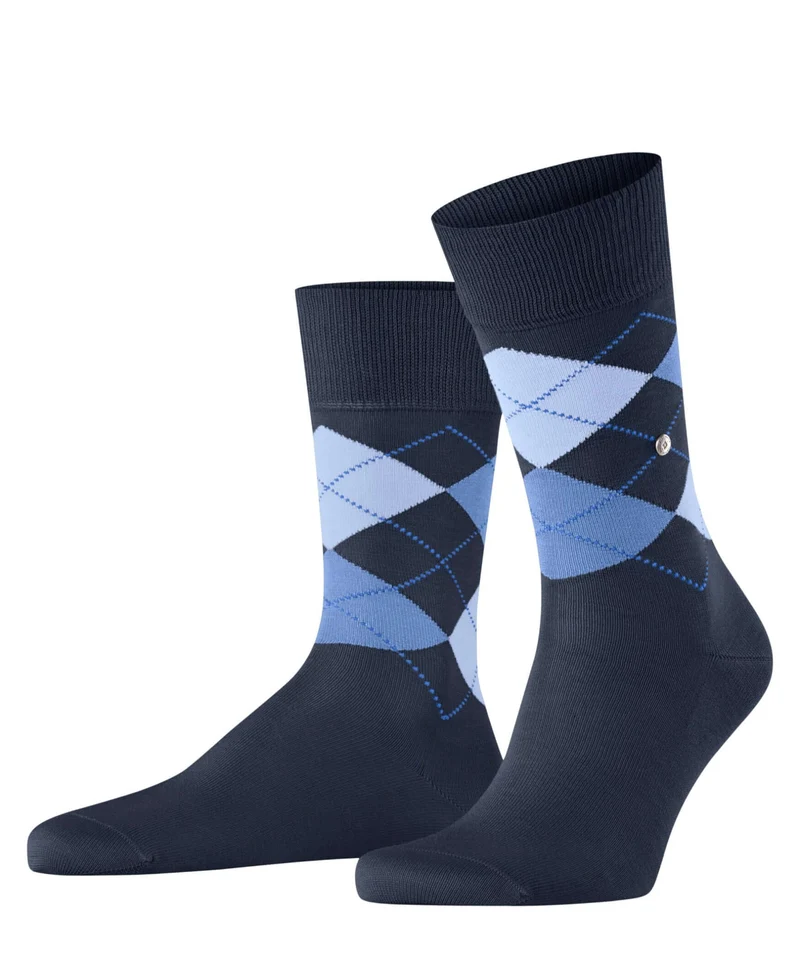 Burlington Manchester Sokken Heren 21088 6120 marine