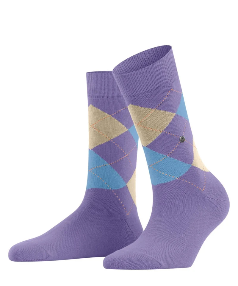 Burlington Queen Sokken Dames 22004 6925 lilac