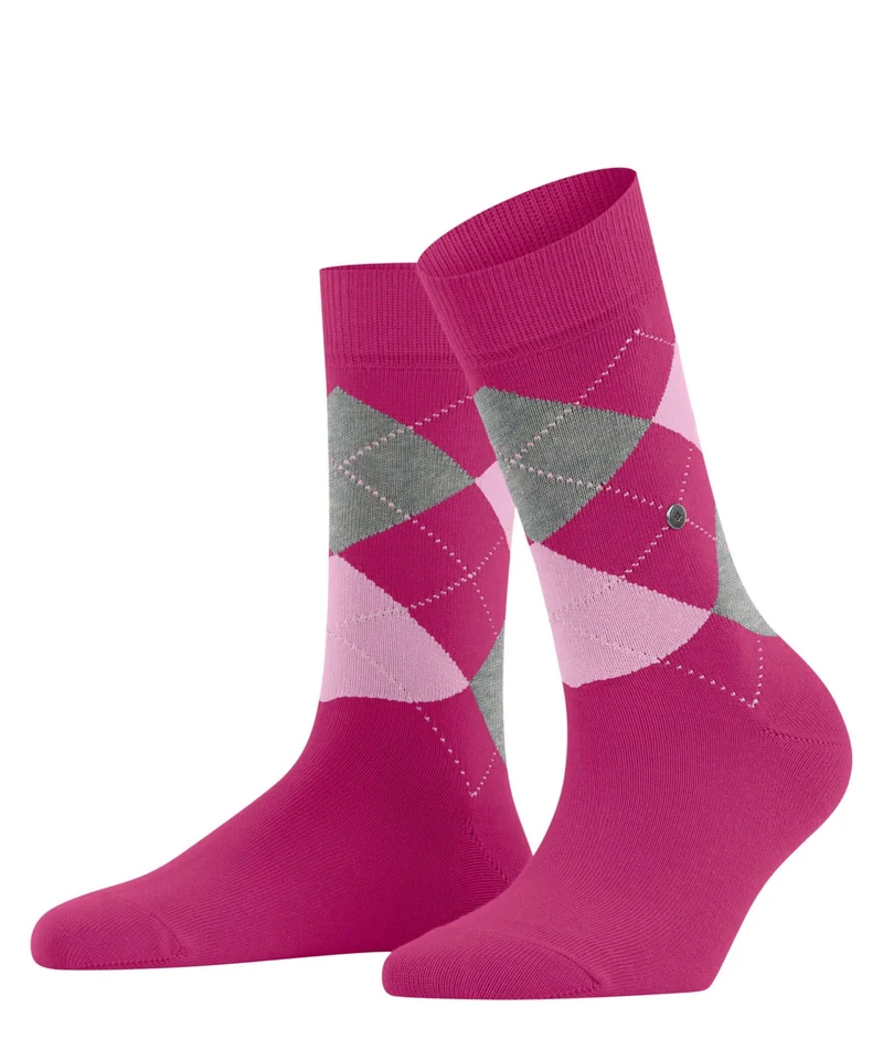 Burlington Queen Sokken Dames 22004 8764 aubergine