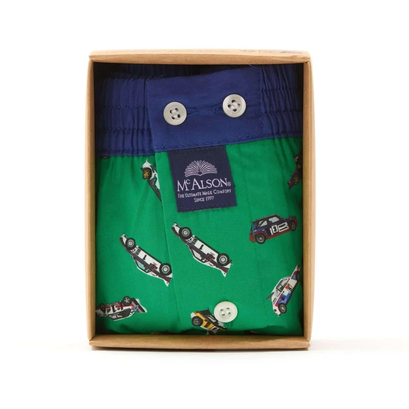 McAlson Boxershort met binnenbroek Racecar green M5253
