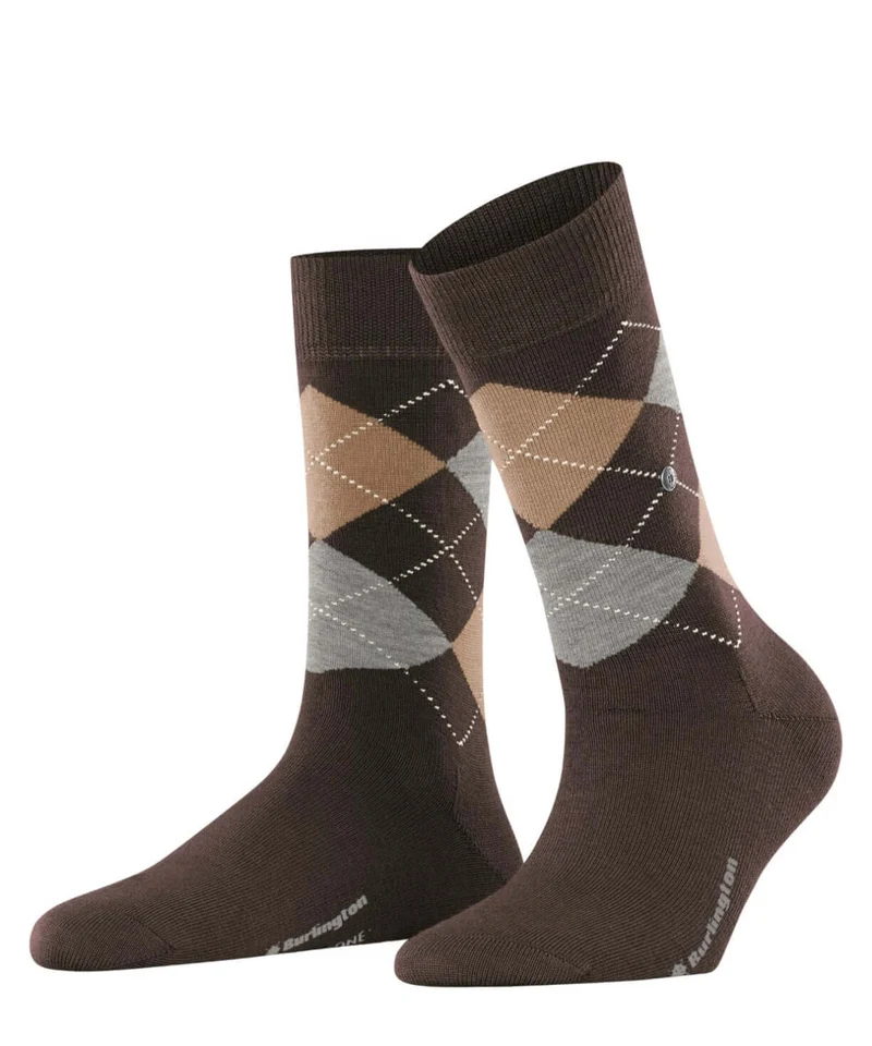 Burlington Marylebone Sokken Dames 22073 5235 dark brown