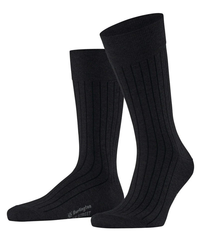Burlington Duke Street Sokken Heren 21208 3000 black