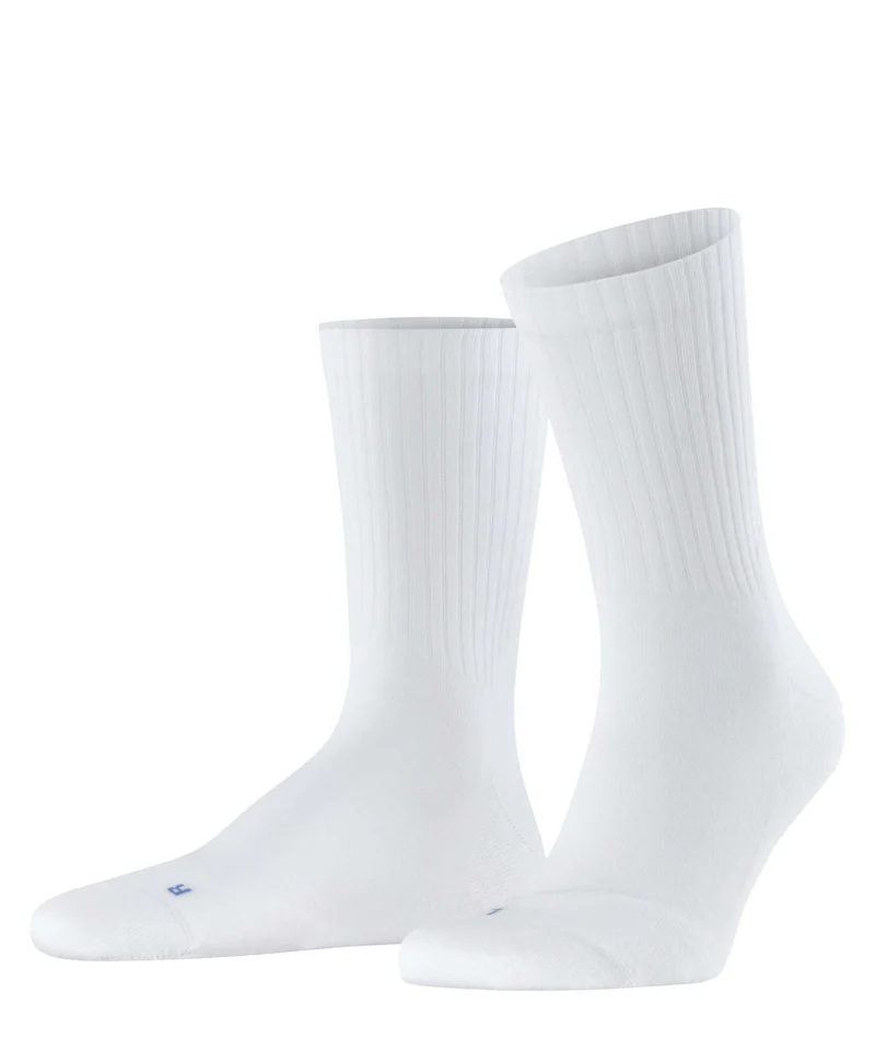 FALKE Run Rib Crew Sokken Unisex 12574 2000 white