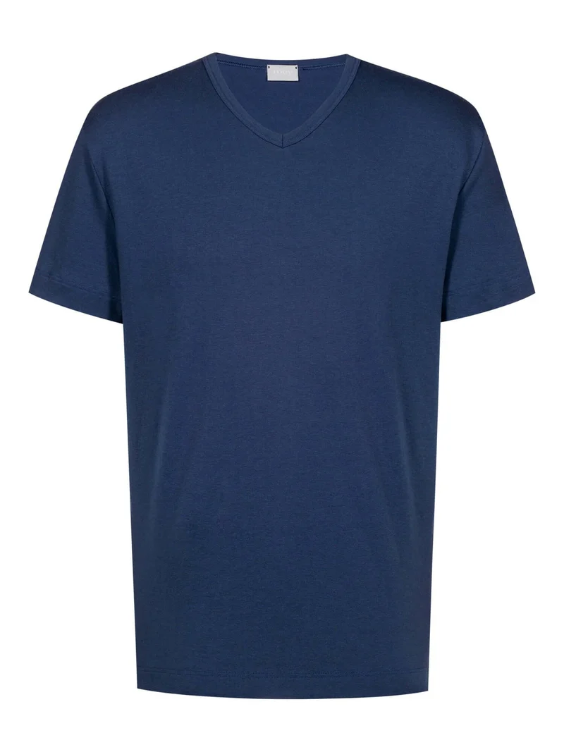 Mey Shirt Solid Night Heren 30124 664 neptune