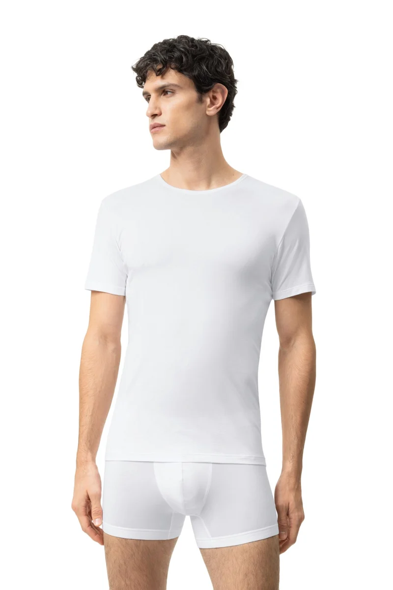 Mey Eronderhemd Korte Mouw Dry Cotton Heren 46082 101 weiss