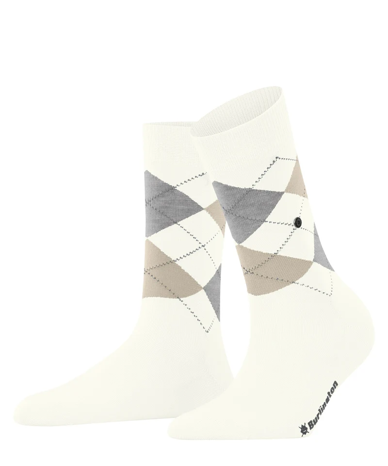 Burlington Covent Garden Sokken Dames 22088 2043 offwhite-black