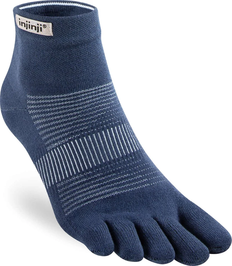 Injinji Teensokken Run Lightweight Mini Crew Coolmax Unisex IS281130 navy
