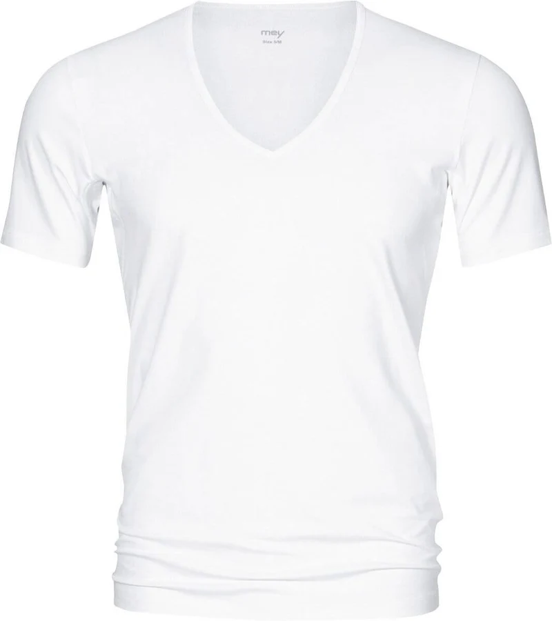 Mey Eronderhemd V-Hals Dry Cotton Heren 46038 101 weiss