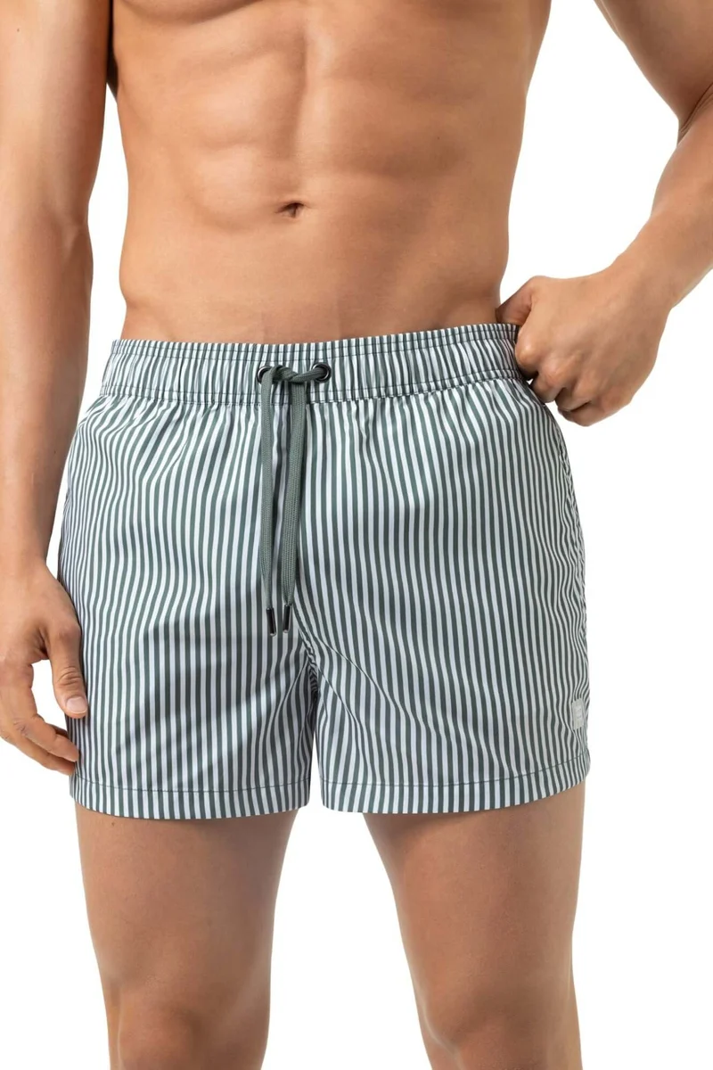 Mey Zwembroek Seaside Stripe Heren 2420029 1254 palm hue