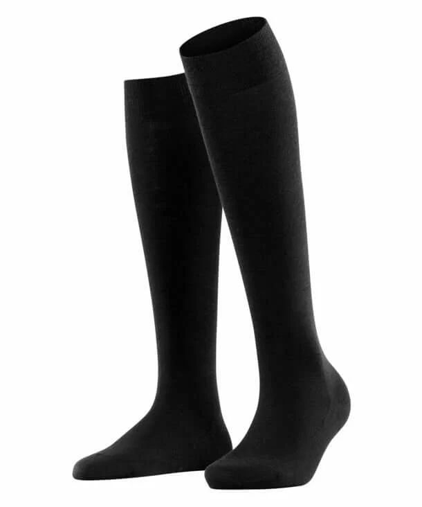 FALKE SoftMerino Dames Kniekous 47438 3009 black