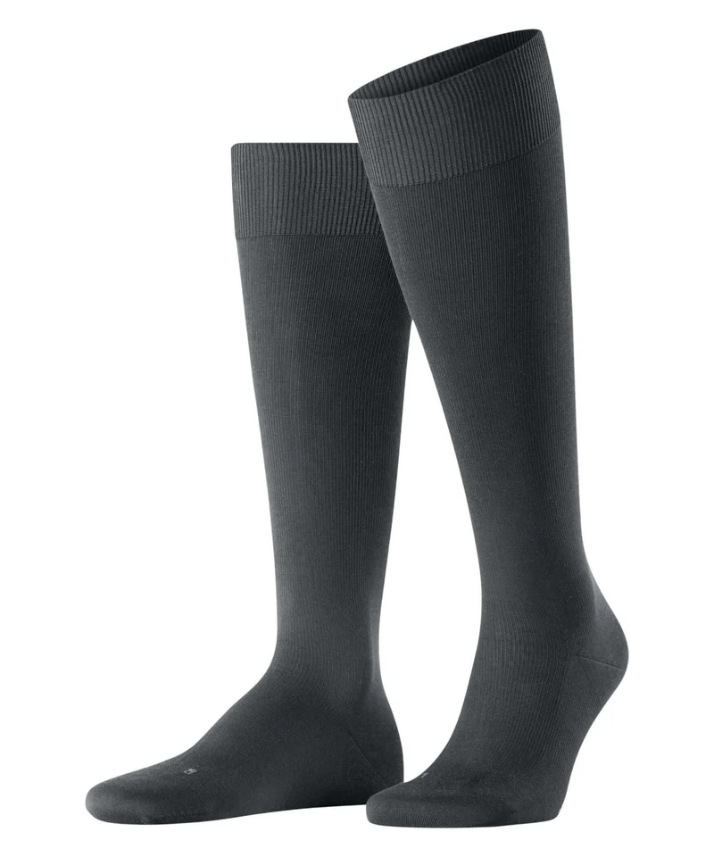 FALKE Energizing Cotton Heren Steunkniekous 15660 3110 anthracite