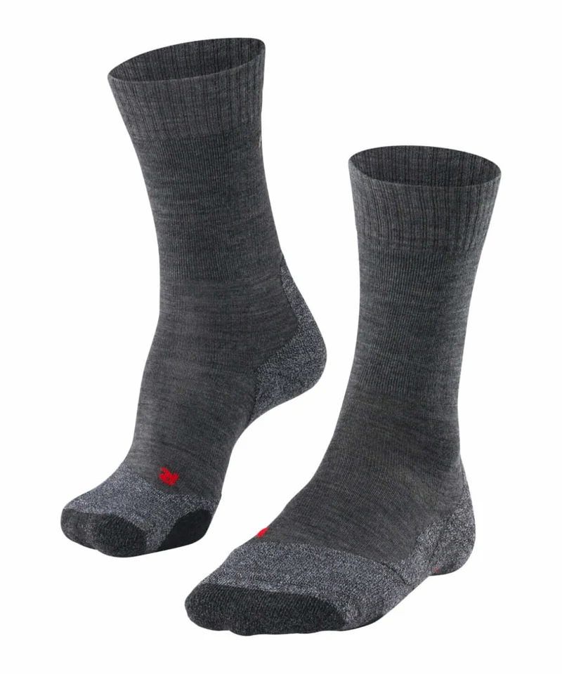 FALKE TK2 Heren Wandel Sok 16474 3180 asphalt mel.