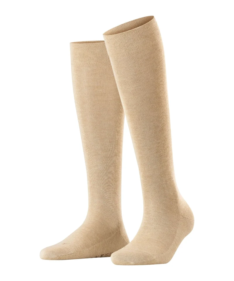 FALKE Sensitive London Kniekousen Dames 46672 4650 sand mel.