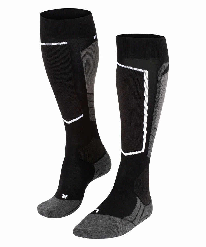 FALKE SK2 Wool Skisok Dames 16525 3010 black-mix