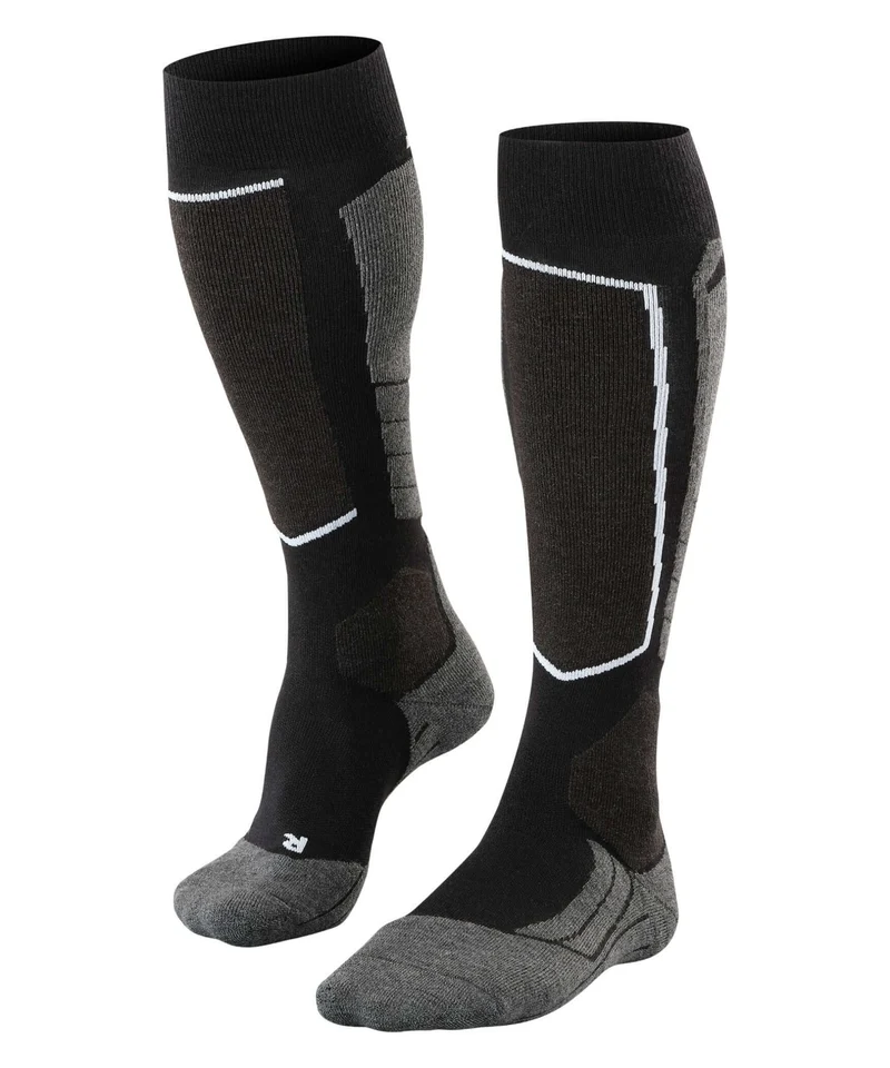 FALKE SK2 Wool Skisok Heren 16524 3010 black-mix