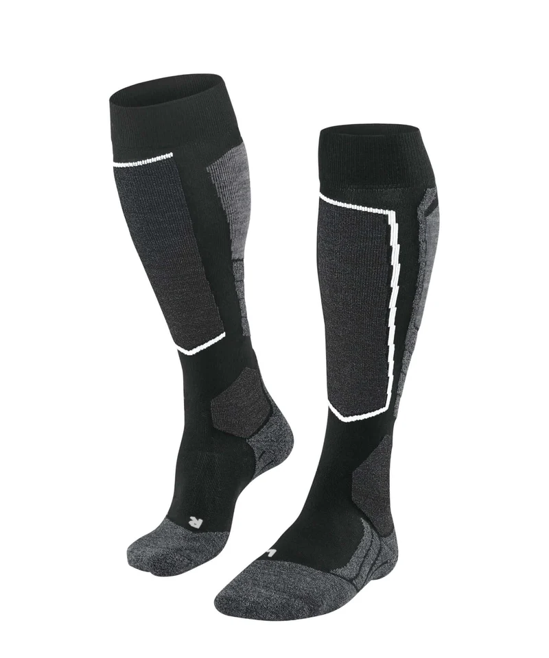 FALKE SK2 Intermediate Vegan Skisokken Heren 16289 3010 black-mix