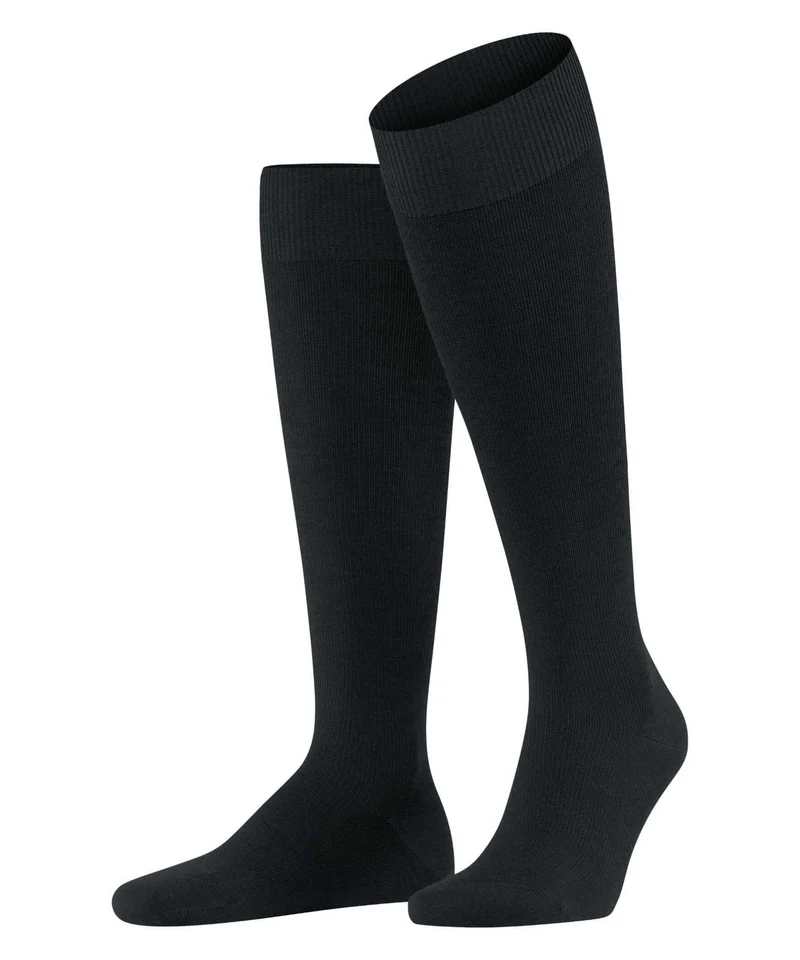 FALKE Energizing Wool Heren Steunkniekous 15530 3000 black