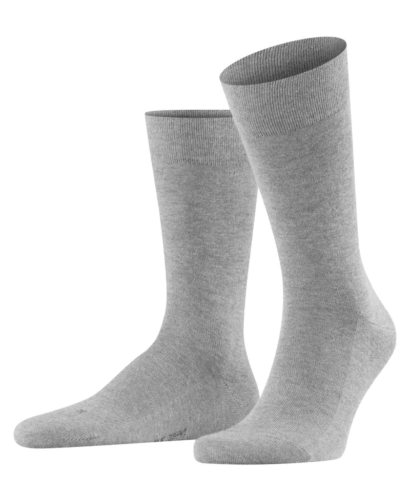 FALKE Sensitive London Sokken Heren 14719 3390 light greymel.