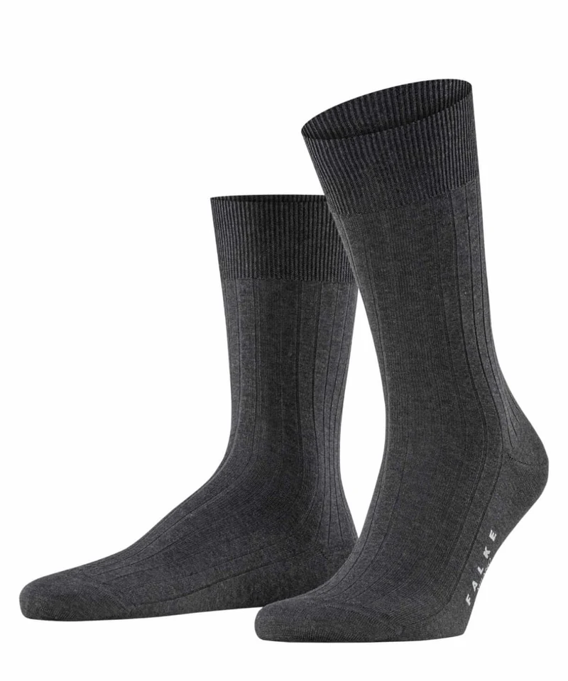 FALKE Milano Fil D'Ecosse Herensok 14683 3190 anthracite mel.