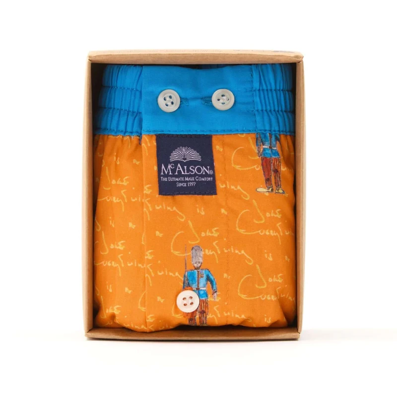 McAlson Boxershort met binnenbroek King's Guard orange M5270