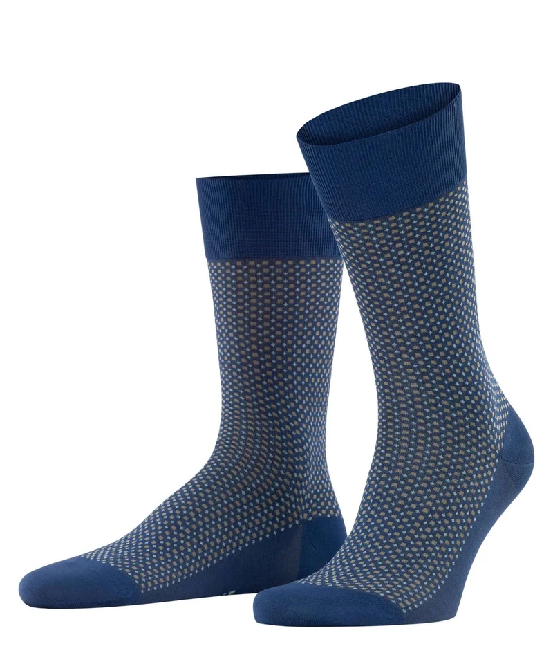 FALKE Uptown Tie Sokken Heren 12437 6000 royal blue