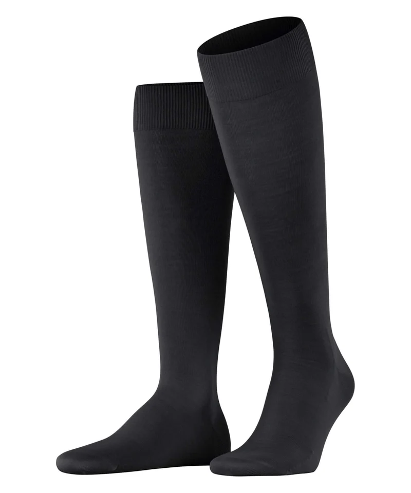 FALKE ClimaWool Kniekousen Heren 15468 3000 black