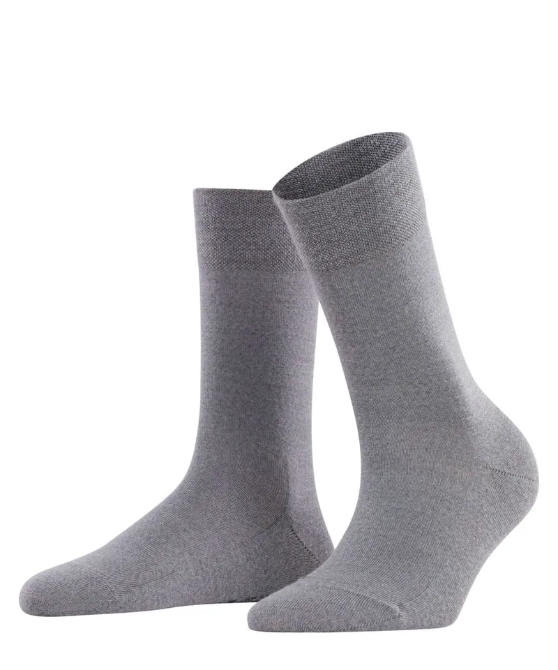 FALKE Sensitive Berlin Sokken Dames 46226 3830 light grey mel.