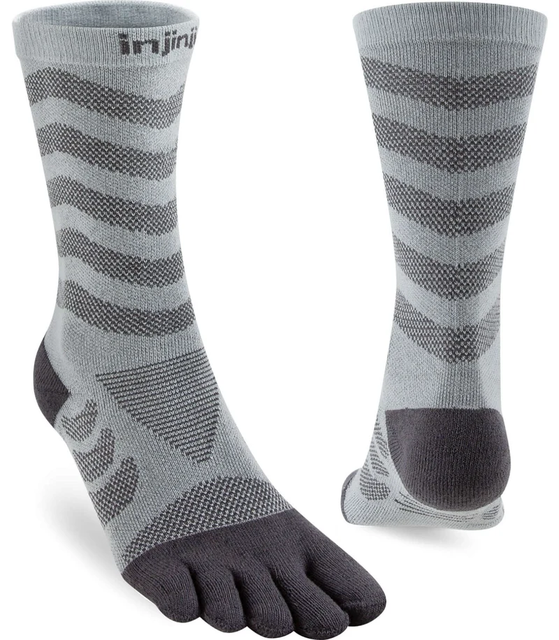 Injinji Teensokken Ultra Run Crew Coolmax Dames IS401171 80 Grey