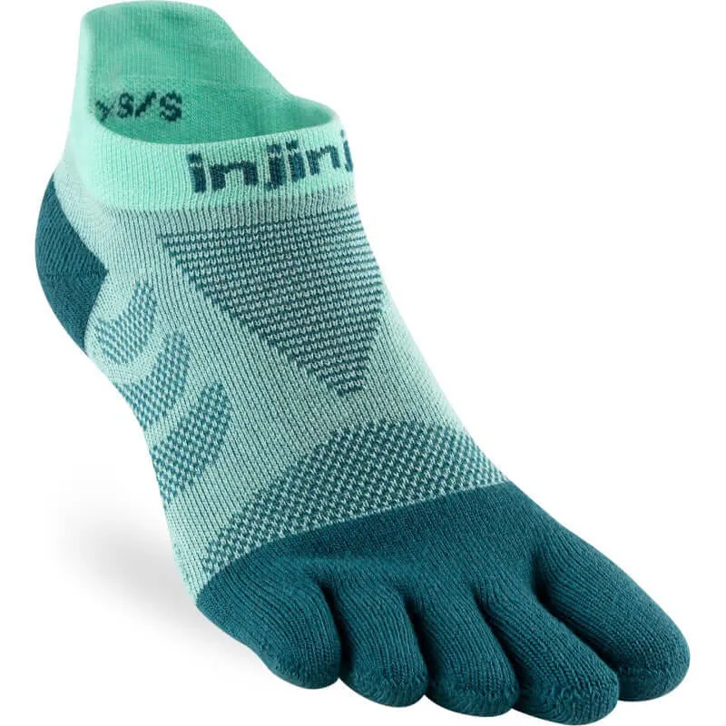 Injinji Teensokken Ultra Run No Show Coolmax Dames IS401111 50 Green