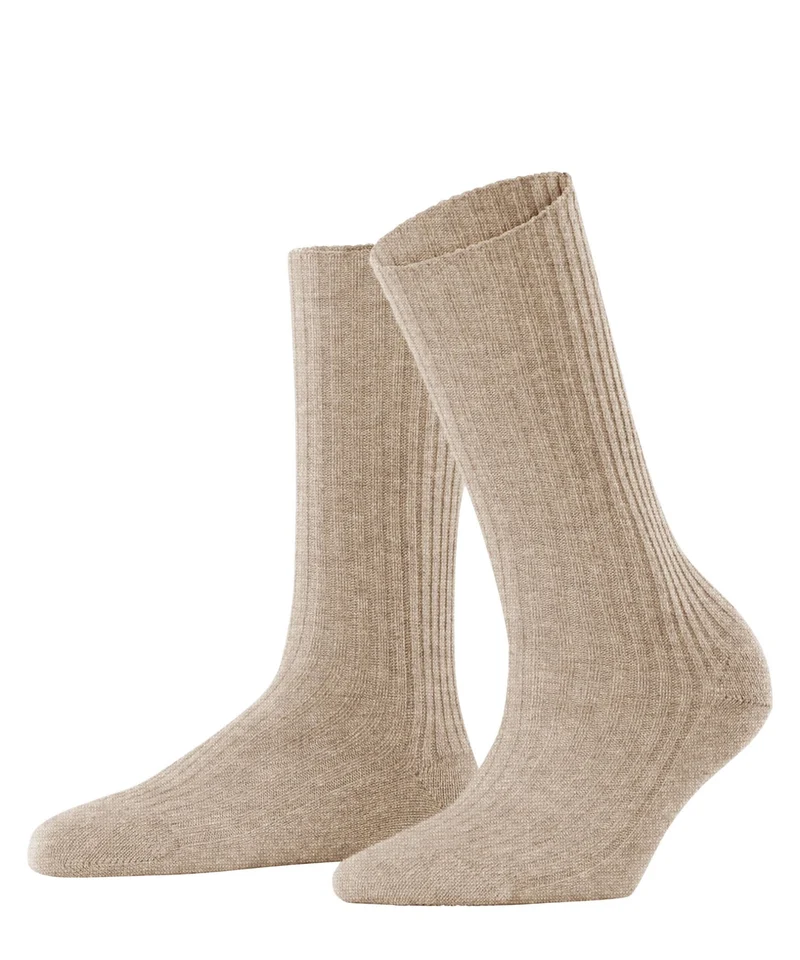 FALKE Cosy Wool Boot Sokje Dames 47080 4091 beige mel.