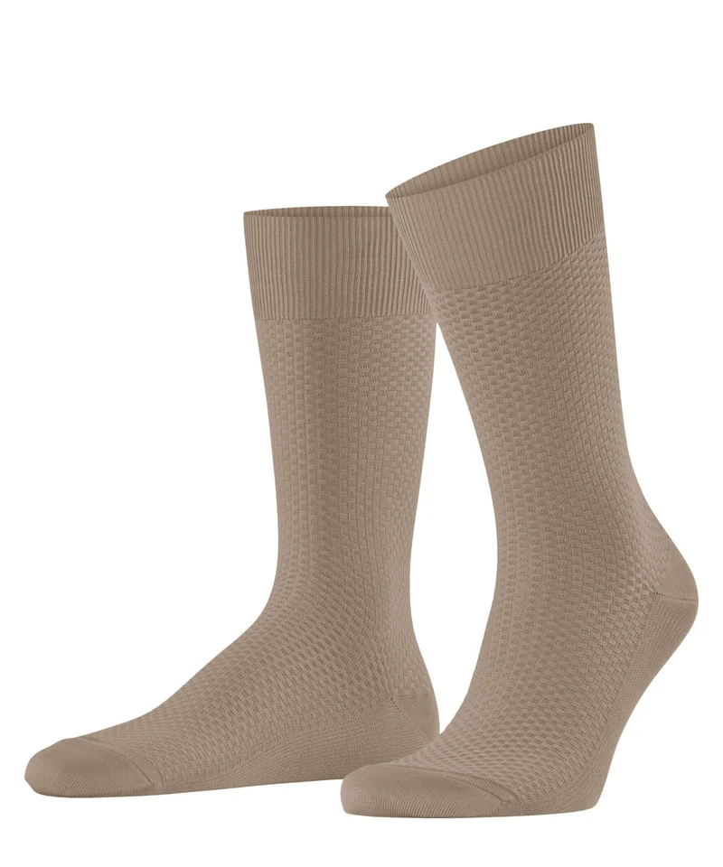 FALKE Tiago Special Edition Fantasiesokken Heren 12476 4390 sesame