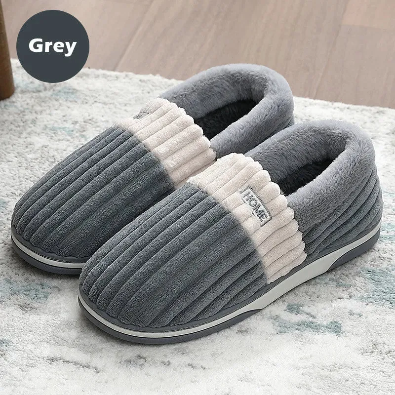Warme, zachte pantoffels voor dames en heren - Antislip pluche binnenschoenen voor ultiem comfort