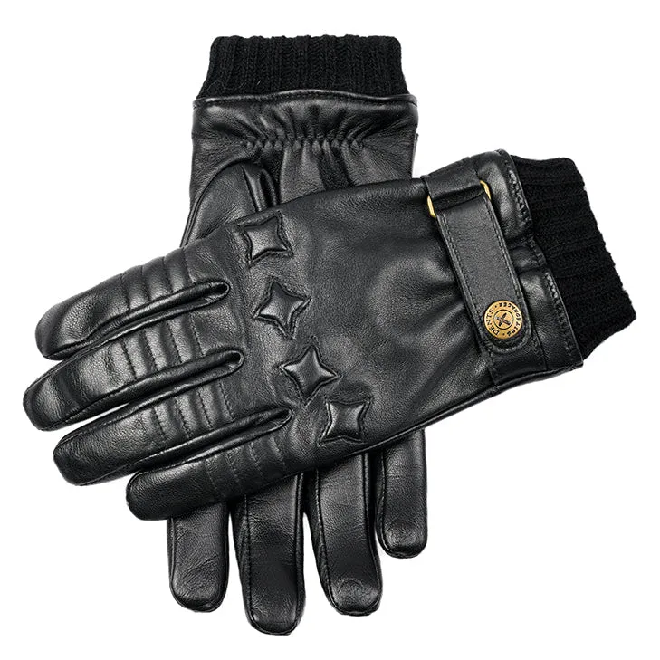 Gants de conduite en cuir doublés cachemire à écran tactile The Suited Racer pour hommes